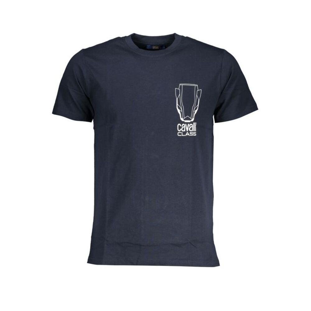 Cavalli Class Blu Cotton Men Men's T-Shirt